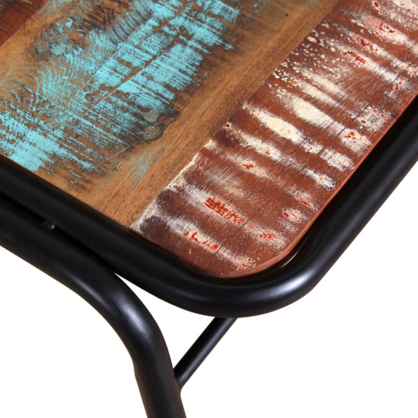 Sillas de comedor 4 unidades madera maciza reciclada M 4