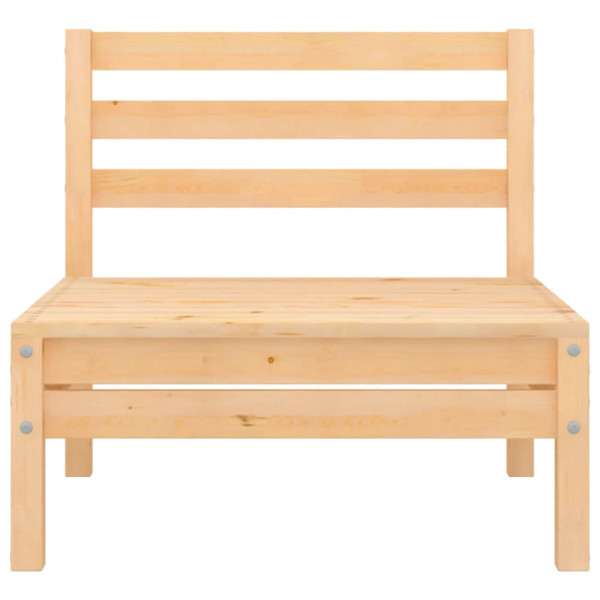 Sofá de jardín 2 plazas madera maciza pino M 4