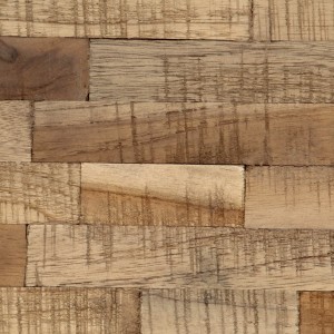 Set de mesas para plantas 3 piezas madera teca reciclada H