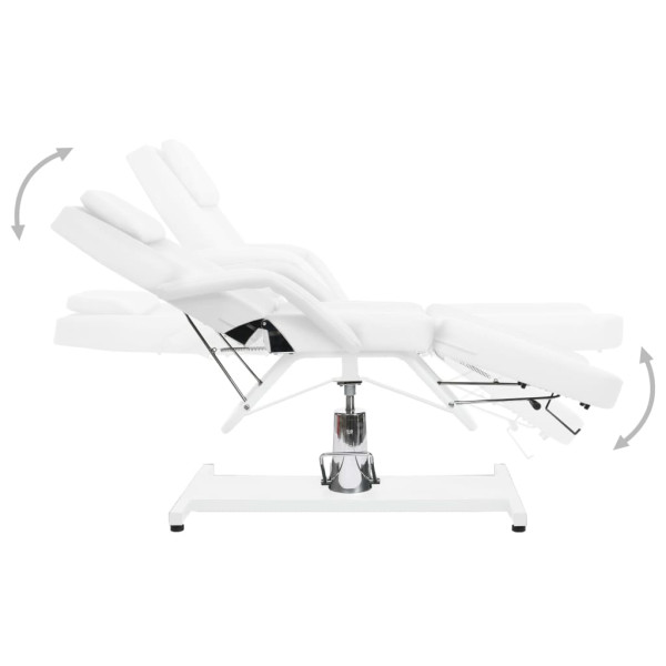 Mesa de massagens 180x62x (87-112) cm branco M 3