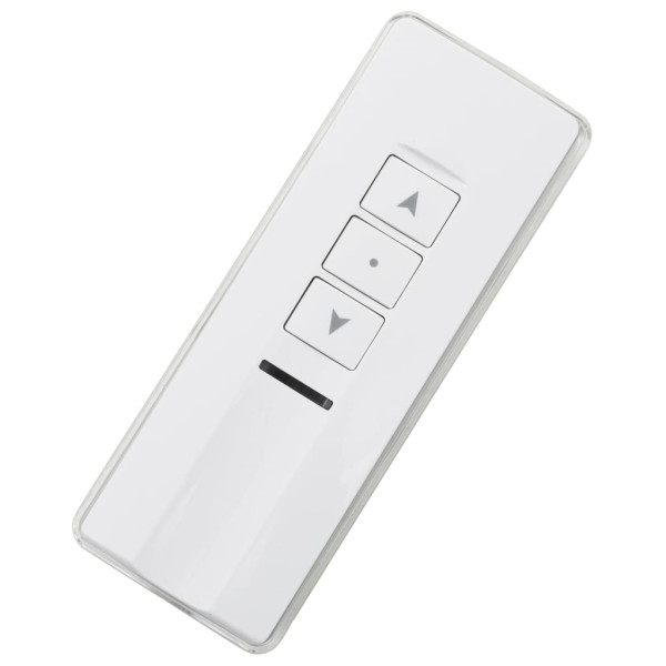 Toldo plegable motorizado 400 cm azul y blanco M 3