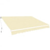 Toldo dobrável manual 600 cm creme 1