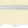 Toldo plegable de operación manual 600 cm color crema 4