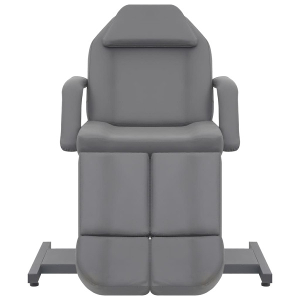 Cadeira de esteticista couro artificial 180x62x78 cm cinzento M 2