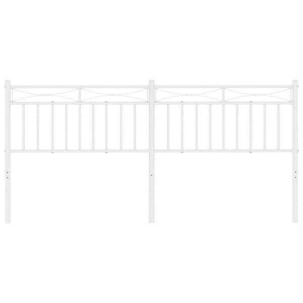 Cabeceira de cama 193 cm metal branco M 3