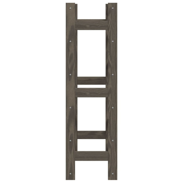 Garrafeira para 30 garrafas madeira de pinho maciça cinzento M 4