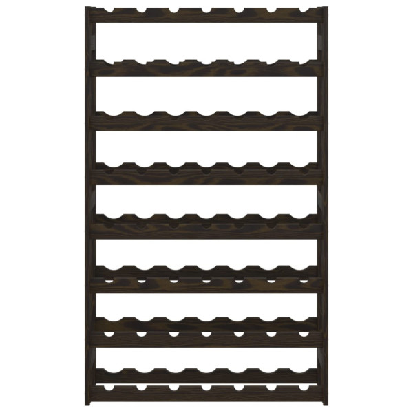 Botellero para 56 botellas madera maciza de pino negro M 3