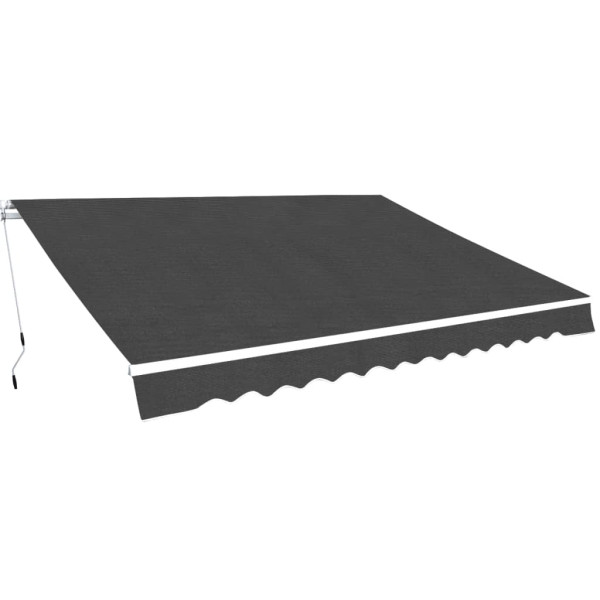 Toldo plegable de operación manual 450 cm antracita D