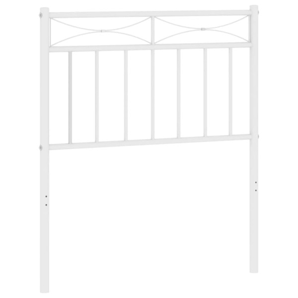 Cabeceira de cama 75 cm metal branco M 2