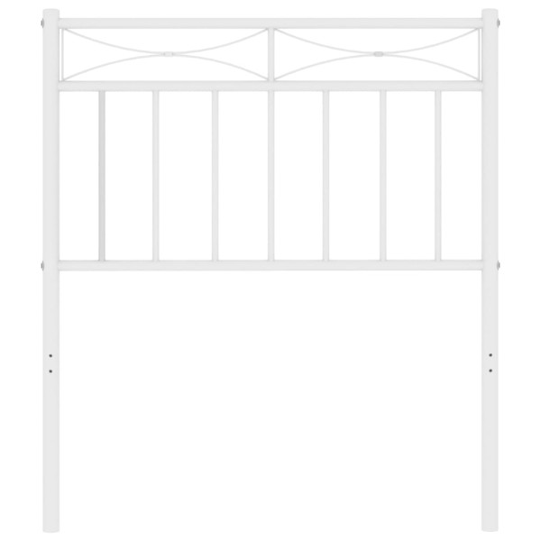 Cabeceira de cama 75 cm metal branco M 3
