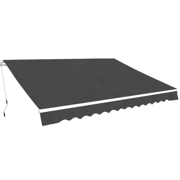 Toldo plegable de operación manual 350 cm antracita D