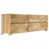 Mueble para TV madera maciza de mango 110x30x40 cm 1