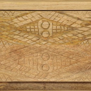 Mueble para TV madera maciza de mango 110x30x40 cm H