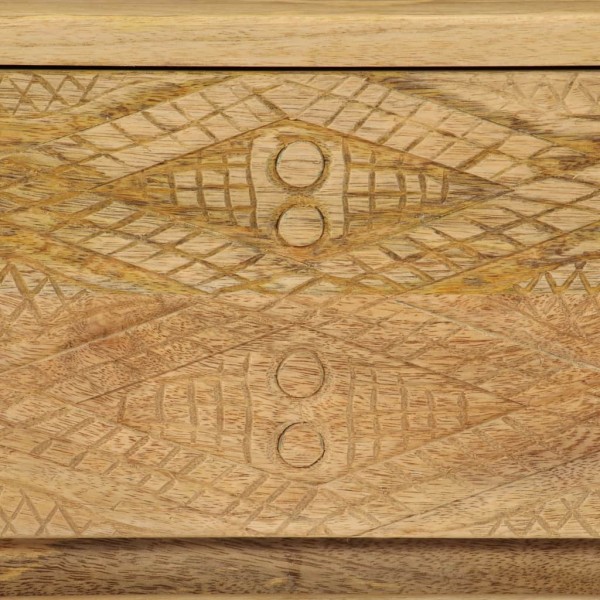 Móvel de TV em madeira de mangueira maciça 110x30x40 cm M 2