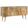 Aparador de madera maciza de mango 110x30x60 cm 1