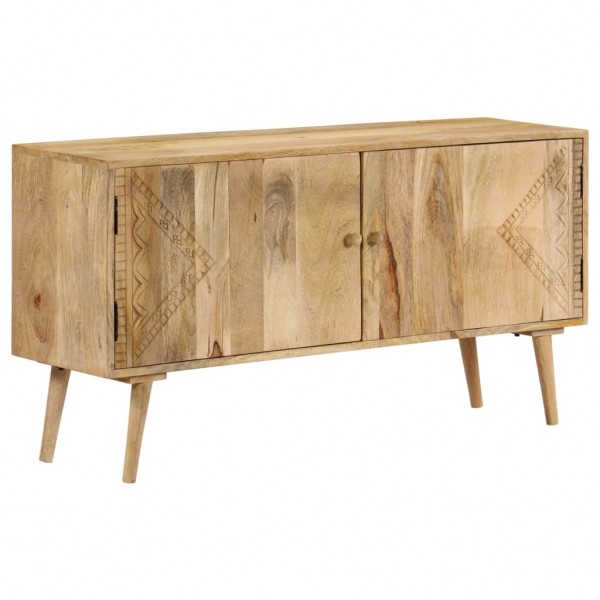 Aparador de madera maciza de mango 110x30x60 cm M 3