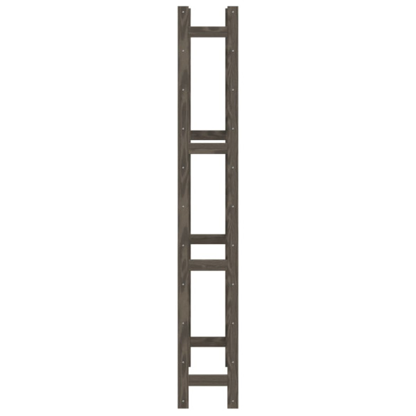 Garrafeira para 77 garrafas madeira de pinho maciça cinzento M 4