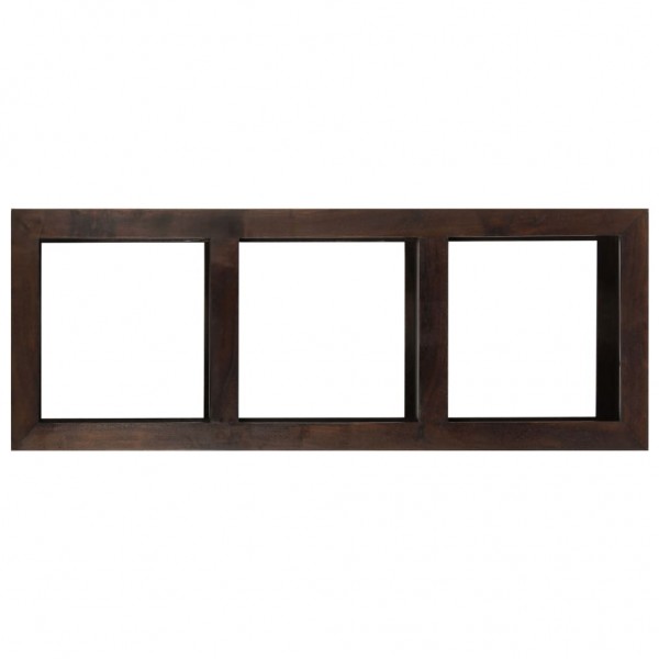 Estantería de madera maciza de acacia 40x30x110 cm M 5