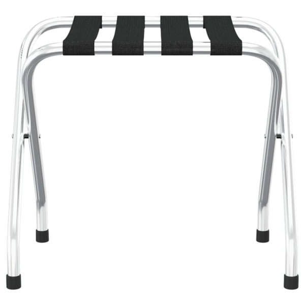 Suporte de bagagem 56x40x49 cm preto e prateado M 3