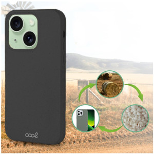 Carcaça COOL para iPhone 15 Plus Eco Biodegradável Preto H