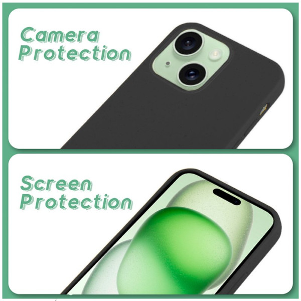 Carcaça COOL para iPhone 15 Plus Eco Biodegradável Preto M 4
