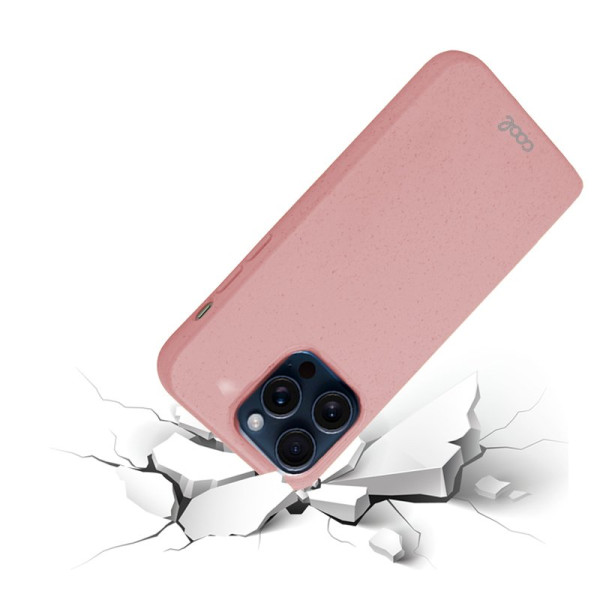 Carcaça COOL para iPhone 15 Pro Eco Biodegradável Rosa M 4