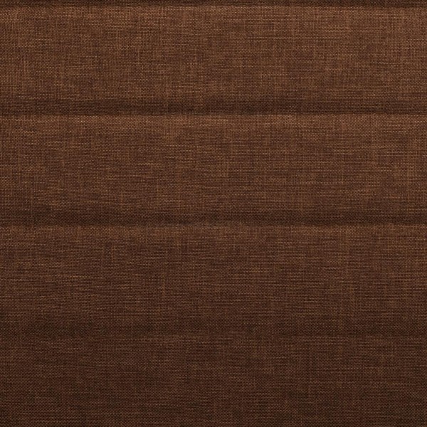 Cadeiras de jantar 2 pcs tecido castanho M 2