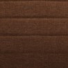 Cadeiras de jantar 4 pcs tecido castanho 2