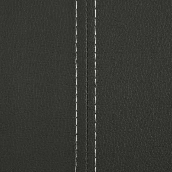 Sillas voladizas de comedor 4 unidades cuero sintético gris M 2