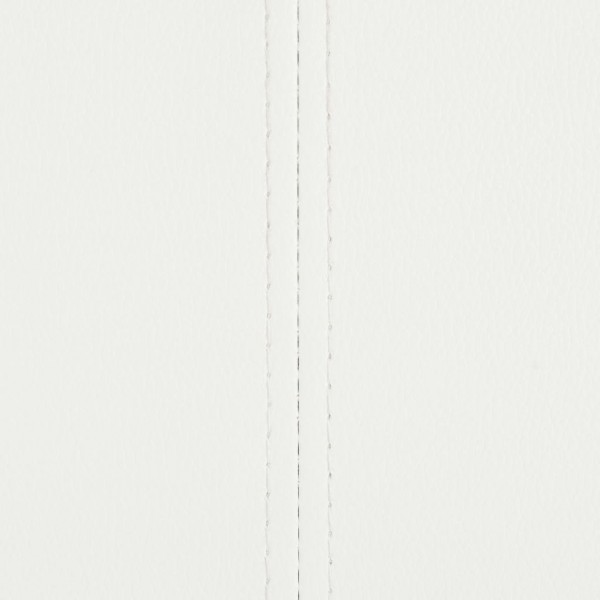 Cadeiras de jantar cantilever 2 pcs couro artificial branco M 2