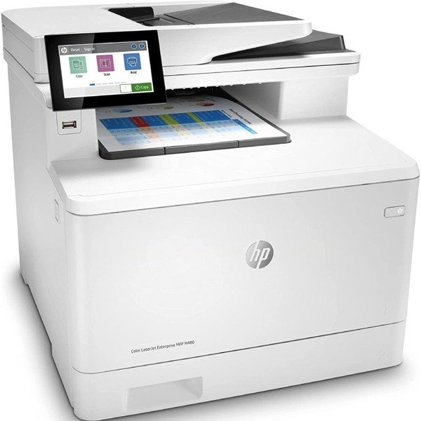 Impresora HP Laserjet MFP M480F Multifunción WiFi blanca M 3