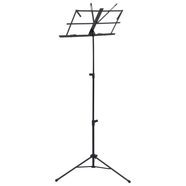 Suporte para livros de música/partituras preto aço M 5