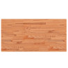 Tablero rectangular de madera maciza de haya 100x50x4 cm 2