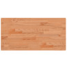 Tablero rectangular de madera maciza de haya 80x40x2.5 cm 2