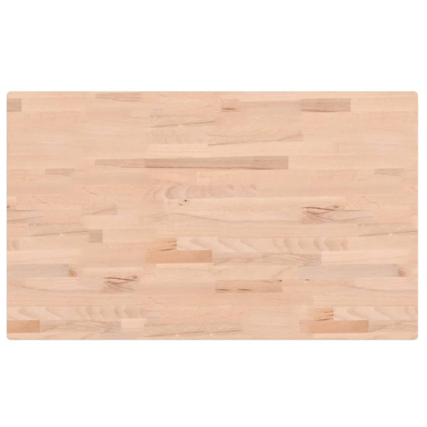 Tablero rectangular de madera maciza de haya 100x60x2.5 cm M 2