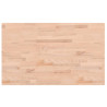 Tablero rectangular de madera maciza de haya 100x60x2.5 cm 2