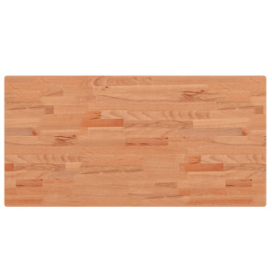 Bancada para casa de banho 100x50x2.5 cm madeira de faia maciça H