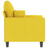 Sillón de tela amarillo claro 60 cm 4