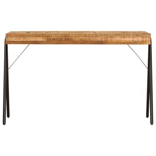 Mesa de escritorio de madera maciza de mango 118x50x75 cm M 2
