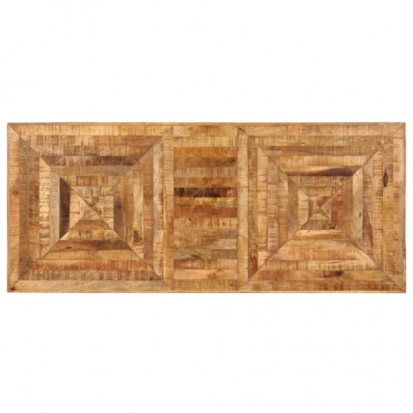 Mesa de escritorio de madera maciza de mango 118x50x75 cm M 5
