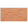 Tablero rectangular de madera maciza de haya 100x50x2.5 cm 2