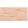 Tablero rectangular de madera maciza de haya 80x40x2.5 cm 2