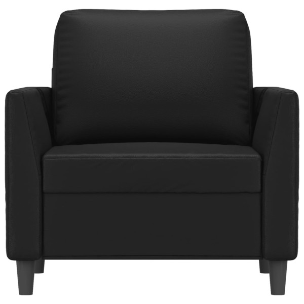 Sillón cuero sintético negro 60 cm M 3