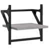 Estantes de pared con barras 2 uds gris Sonoma 30x25x30 cm 4