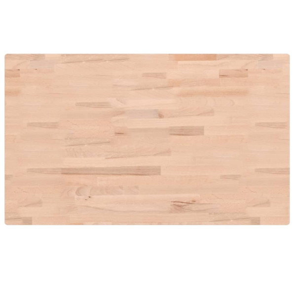 Tablero rectangular de madera maciza de haya 100x60x4 cm M 2