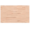 Tablero rectangular de madera maciza de haya 100x60x4 cm 2