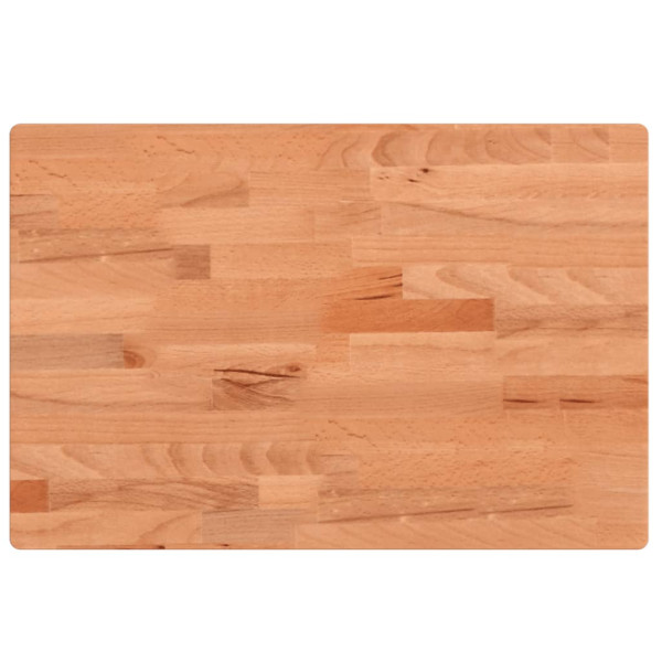 Tablero rectangular de madera maciza de haya 80x40x4 cm M 2