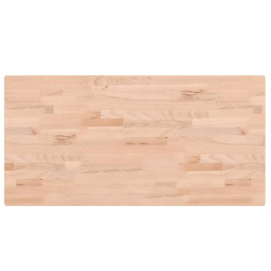 Bancada para casa de banho 100x50x2.5 cm madeira de faia maciça H