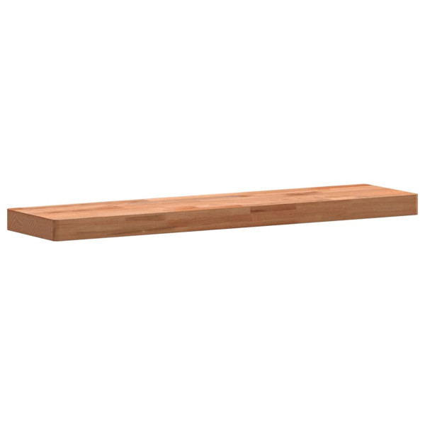 Estante de pared madera maciza de haya 80x20x4 cm M 3