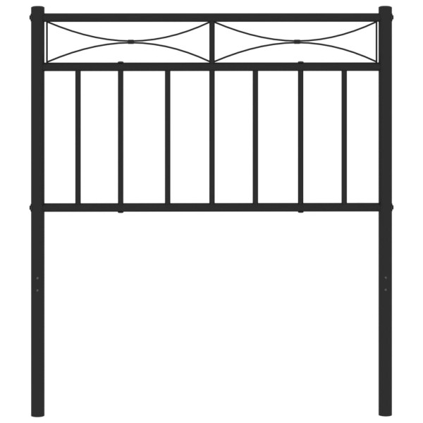 Cabeceira de cama 75 cm metal preto M 3